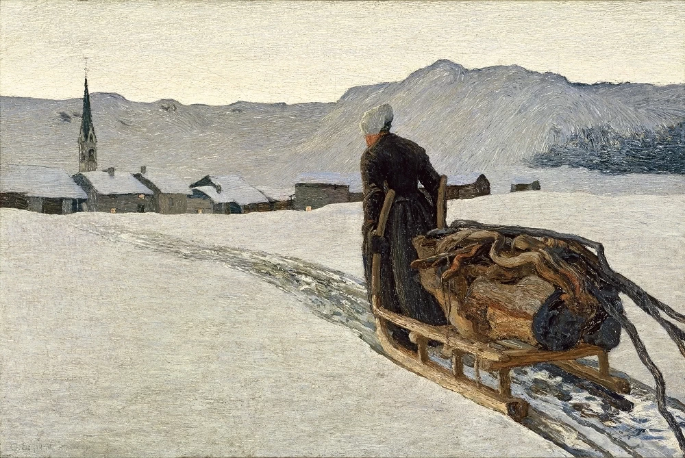 Ritorno dal bosco, 1889 - Museo Segantini, St. Moritz